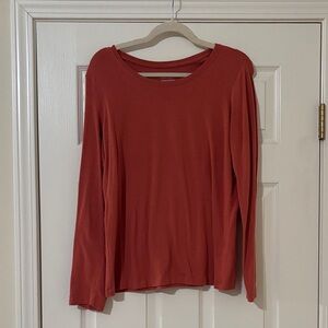 Banana Republic Rust Long Sleeve Top